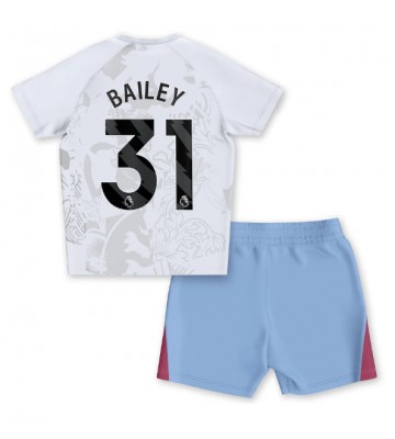 Aston Villa Leon Bailey #31 Segunda Equipación Niños 2023-24 Manga Corta (+ Pantalones cortos)